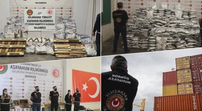 2025 Yılında Gümrüklerde 98 Milyar Liralık Kaçak Eşya ve Uyuşturucu Yakalandı