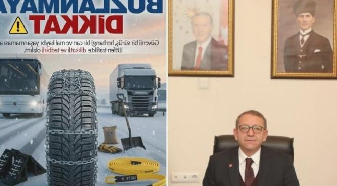 Kars Valisi Ziya Polat’tan Kış Lastiği ve Güvenli Sürüş Uyarısı