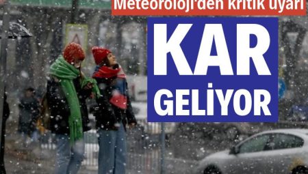 Meteoroloji açıkladı: Kuvvetli sağanak ve kar geliyor