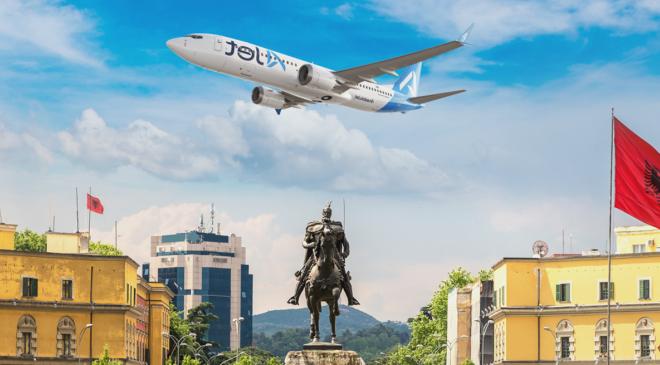 AJet’ten Tiran’a Yeni Direkt Seferler