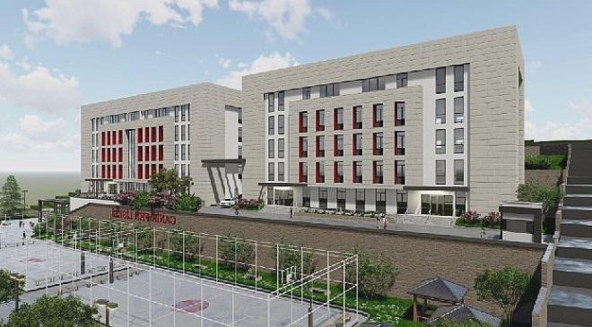 Canik Fen Lisesi İnşaatı Hızla İlerliyor
