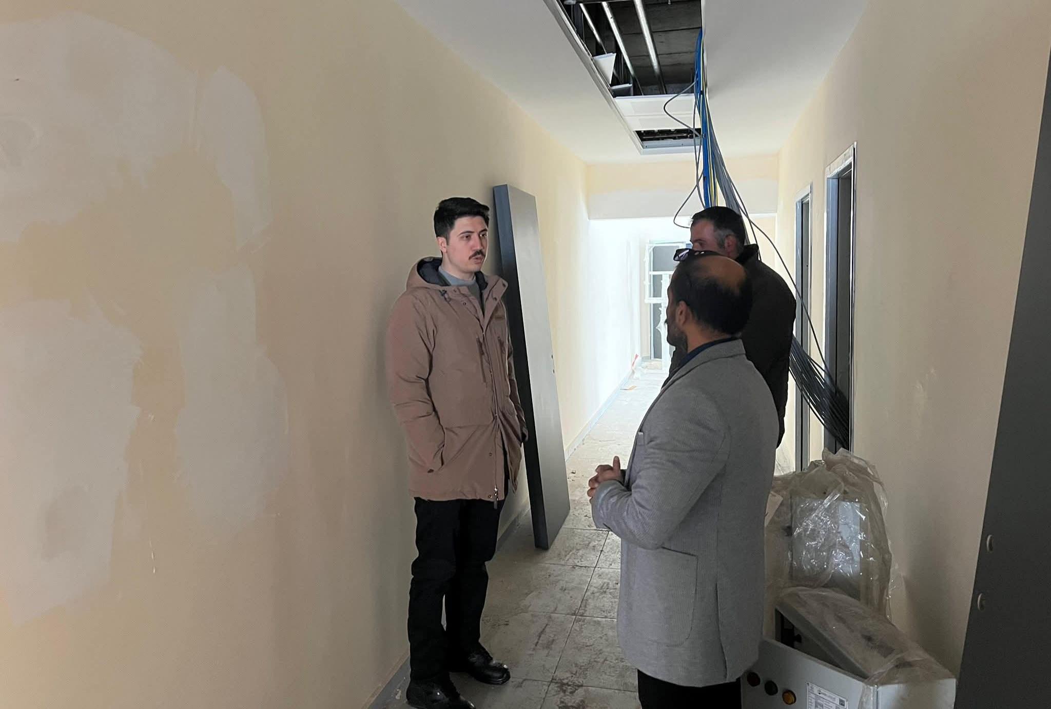 Digor Kaymakamı Kahraman'dan Dağpınar Spor Kompleksi İnceleme Ziyareti