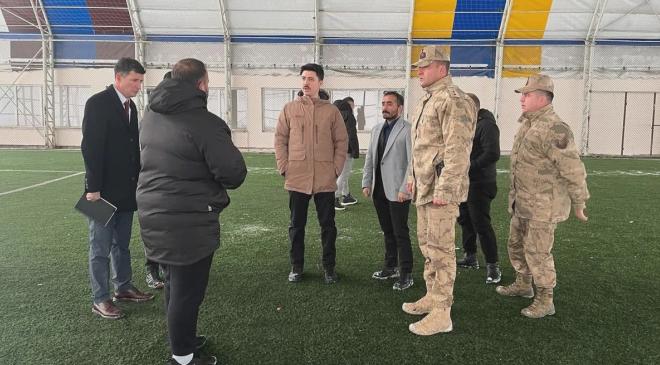 Digor Kaymakamı Kahraman’dan Dağpınar Spor Kompleksi İnceleme Ziyareti