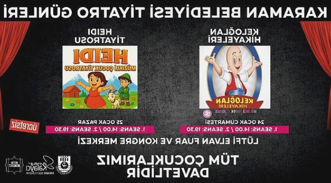 Karaman Belediyesi Yarıyıl Tatilinde Ücretsiz Çocuk Tiyatrosu Düzenliyor