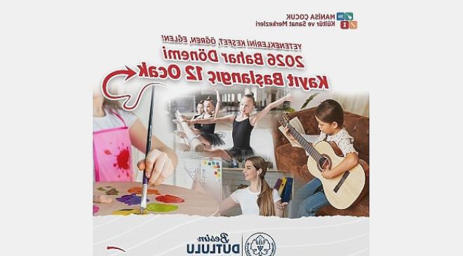 Manisa Çocuk Kültür ve Sanat Merkezleri Bahar Dönemi Kayıtları Başladı