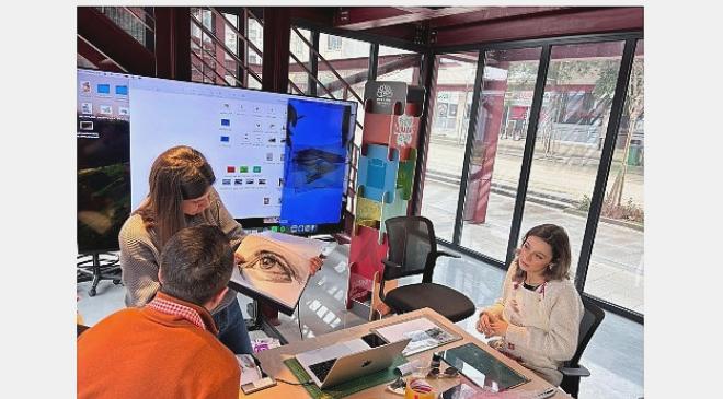 Nilüfer Belediyesi’nden Sanat Atölyesi: Şeffaf Katmanlar