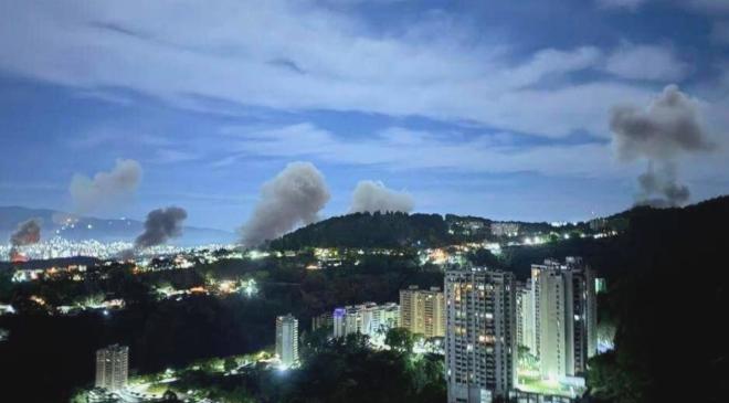 Venezuela Başkentinde Gizemli Patlamalar ve Uçak Sesleri